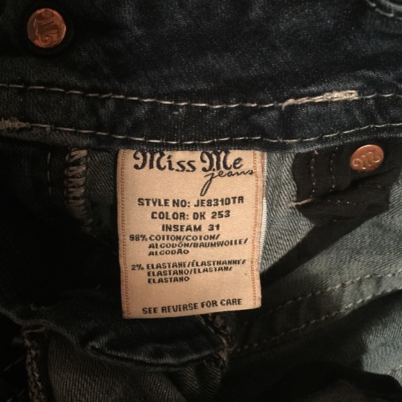 Miss me jeans. 27/31 gently used - Picture 2 of 5
